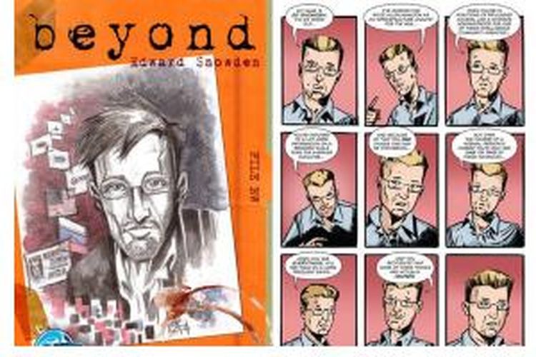 Komik Beyond: Edward Snowden yang dibuat oleh Bluewater Productions
