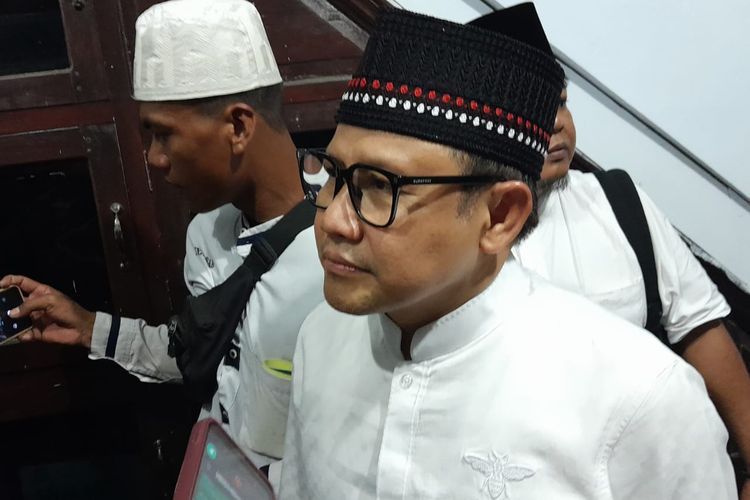 Cawapres nomor urut 2 Muhaimin Iskandar ketika ditemui di Ponpes Walisongo Kabupaten Situbondo, Provinsi Jawa Timur pada Kamis (28/12/2023).