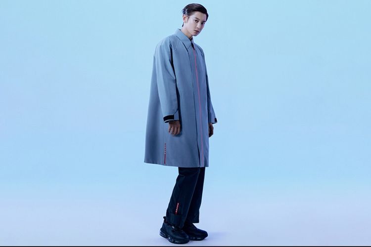 Park Chanyeol berpartisipasi dalam kampanye koleksi Prada Linea Rossa Fall/Winter 2020.