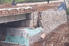 Tembok Penahan Tak Kuat Menahan Beban, Proyek Jembatan di Bandung Barat Retak