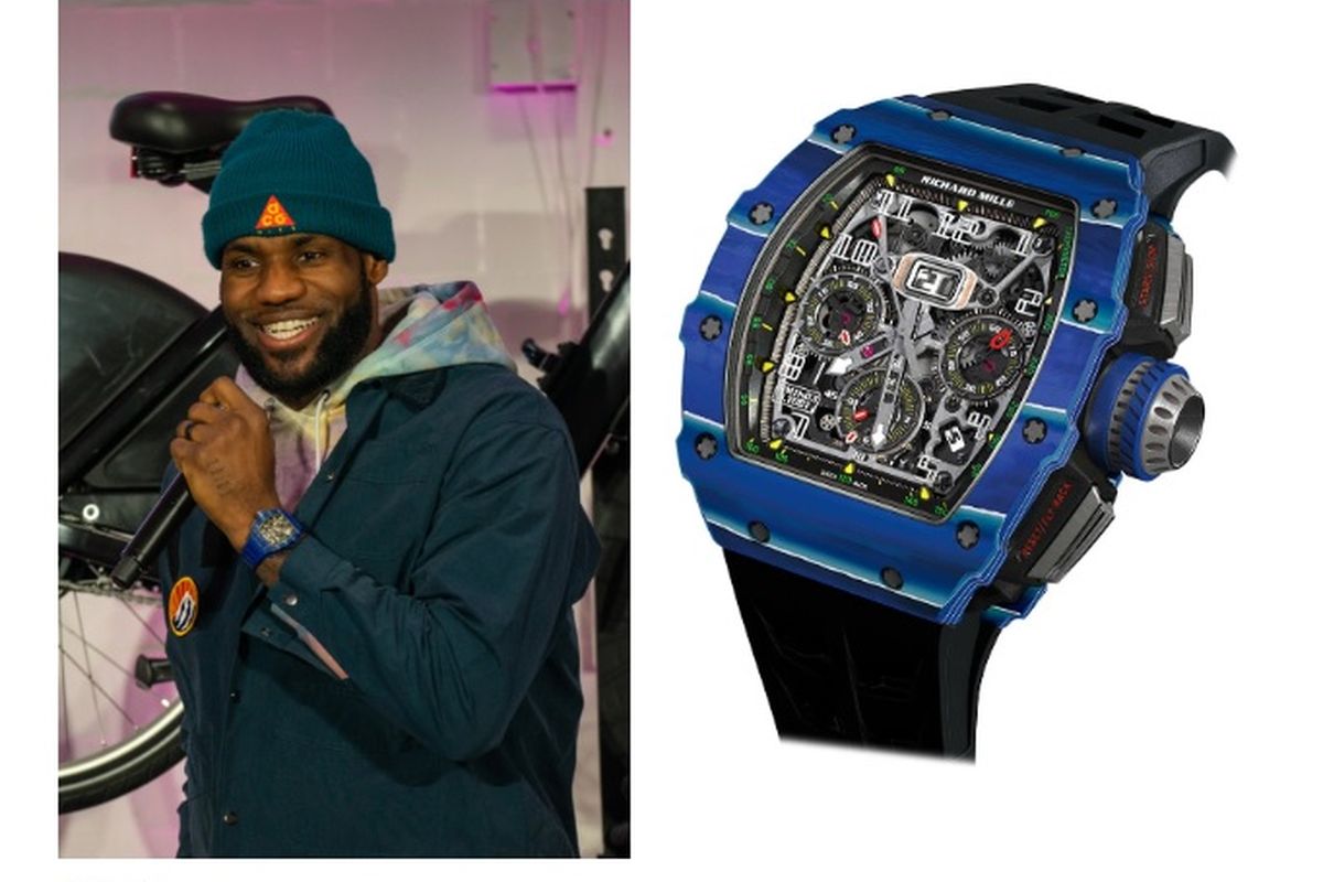 LeBron James dengan Jam Tangan Richard Mille RM 11-03 Jean Todt