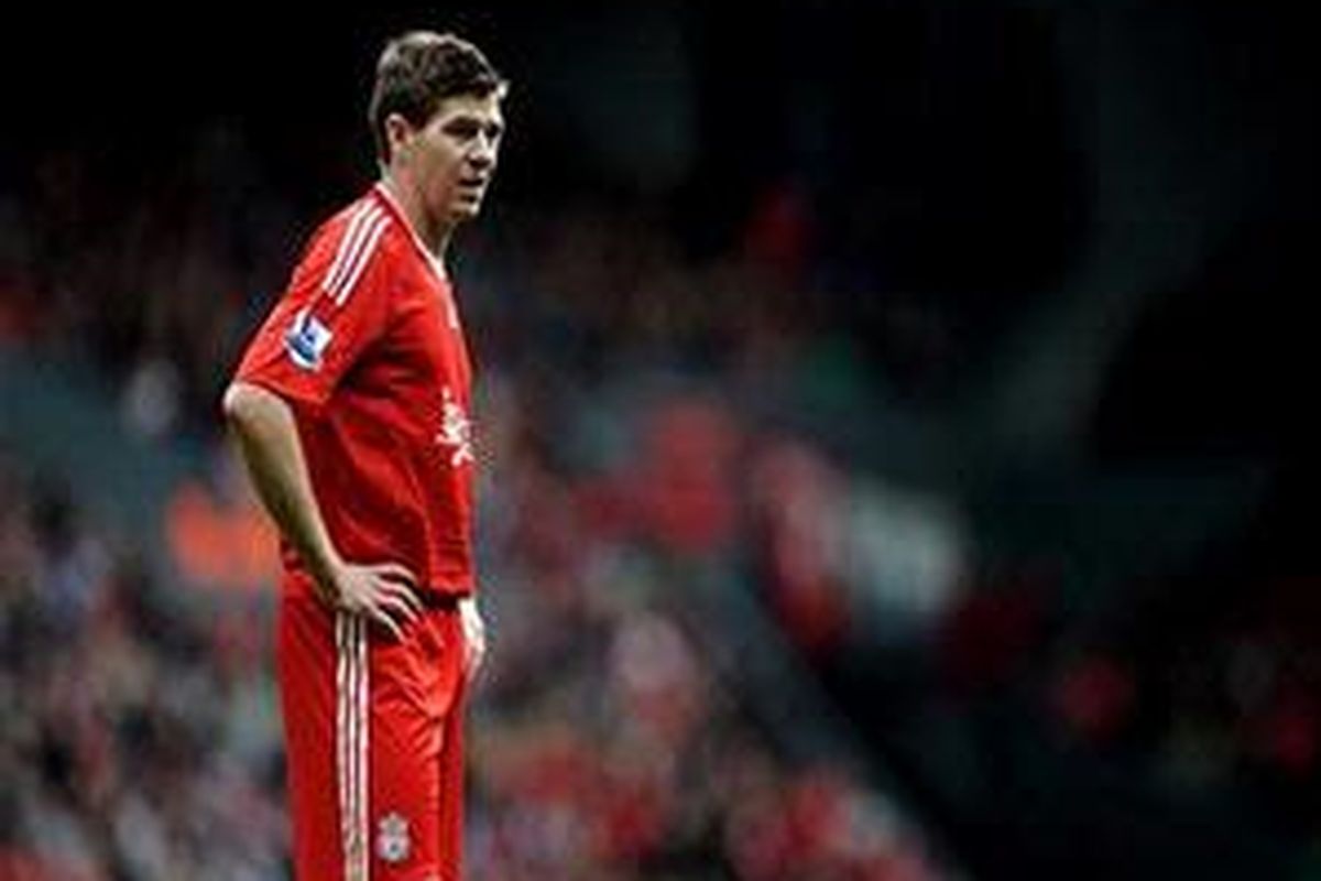 Kapten Liverpool,Steven Gerrard.