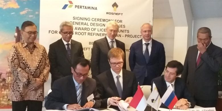 Pertamina dan Rosneft Lanjutkan Kerja Sama Pembangunan Kilang Minyak Tuban