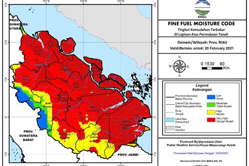 73 Titik Panas Terdeteksi di Riau, Terbanyak di Pelalawan