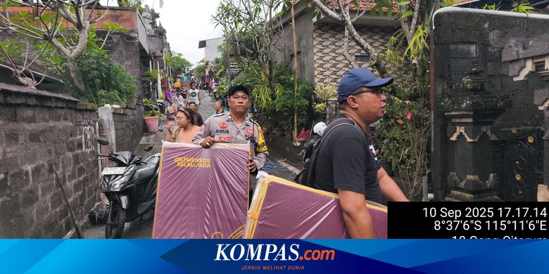 Kemensos Salurkan Bantuan dan Dirikan Dapur Umum untuk Korban Banjir Bali