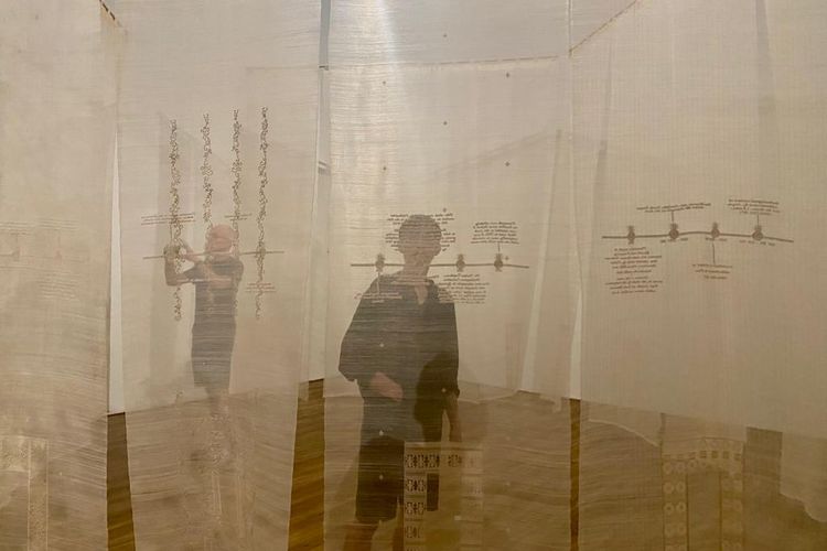 Pameran 'Somewhere, Elsewhere, Nowhere' di Museum MACAN yang digelar 24 Juni-8 Oktober 2023. 