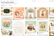 Cara Bikin Stiker Hampers Lebaran Online di Canva