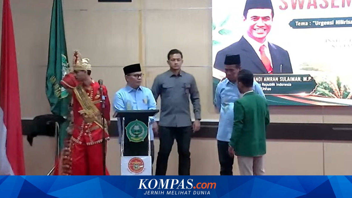 Mentan Amran Sulaiman Diteriaki Mahasiswa di IAIN Gorontalo: Bangun Nusantara Enggak Mudah