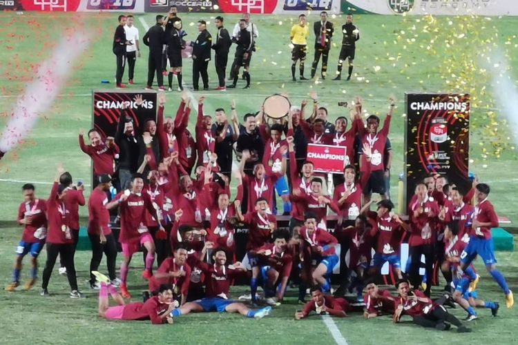 Bhayangkara FC U-18 keluar sebagai juara Elite Pro Academy U18 2019.