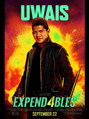 Aktor asal Indonesia Iko Uwais dalam film The Expend4bles atau The Expendables 4.