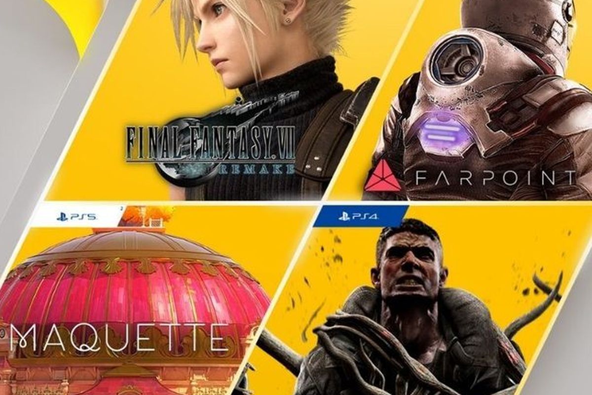 Ilustrasi 4 game gratis Playstation Plus bulan Maret 2021.