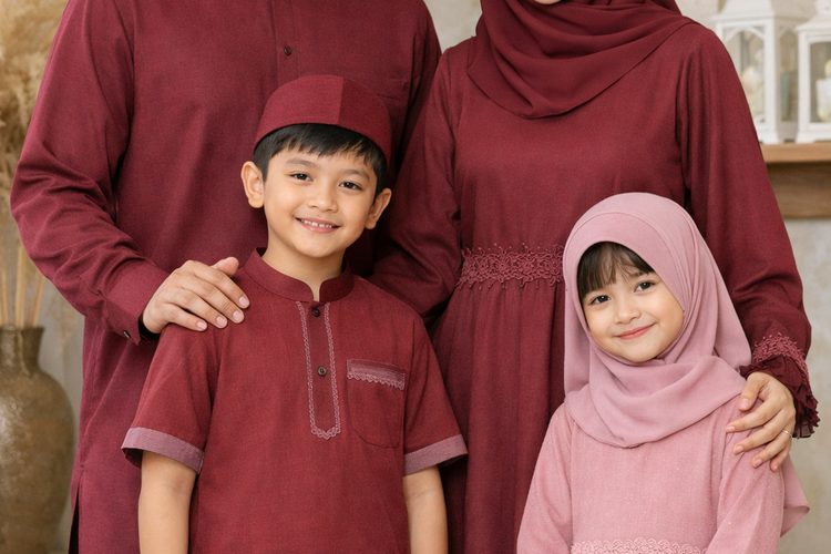 Baju Lebaran 2026 Couple Keluarga: Serasi Tanpa Harus Kembar.
