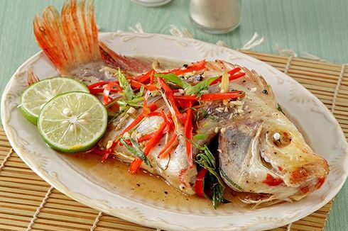 Resep Ikan Kukus Sederhana untuk Imlek, Pakai Ikan Kakap Utuh 