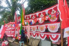 Jelang HUT Ke-79 RI, Pedagang Bendera Menjamur di Ambon, tapi Masih Sepi Pembeli