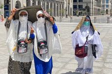 Sandal Jadi Barang Penting Jemaah Haji RI saat Cuaca Terik di Arab Saudi