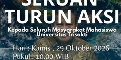 Demo Berlanjut Hari Ini, Giliran Mahasiswa Trisakti ke Depan Istana Negara Bawa Tritura, Ini Isinya