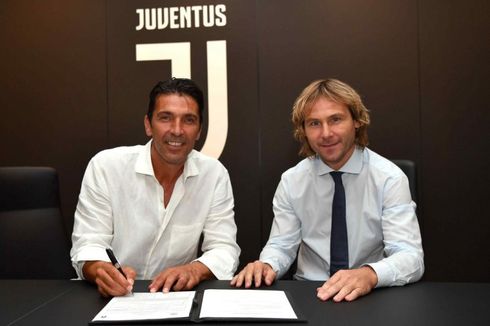 Resmi ke Juventus, Buffon Ingin Totti dan De Rossi Kembali ke AS Roma