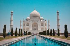 [HOAKS] Foto Berusia 470 Tahun Perlihatkan Proses Pembangunan Taj Mahal