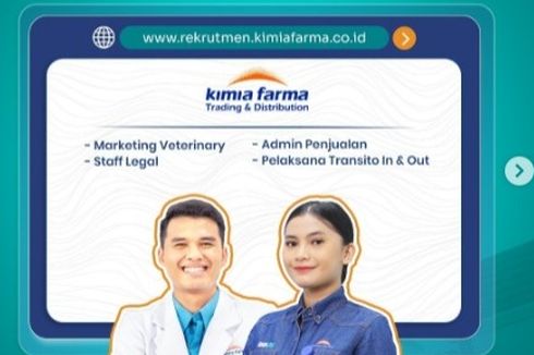 Lowongan Kerja Anak Usaha Kimia Farma, Terbuka untuk 