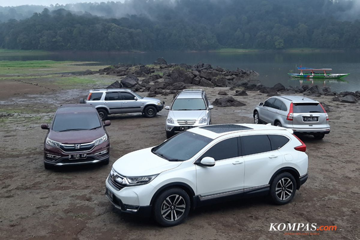 Honda CR-V dari generasi ke generasi di Indonesia