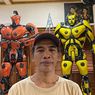 Kisah Eri Buat Replika Robot dari Motor Bekas, Sempat Nganggur Kini Kebanjiran Pesanan dari Luar Negeri
