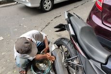 Cat Duco Pinggir Jalan Juga Bisa Melayani Sepeda Motor