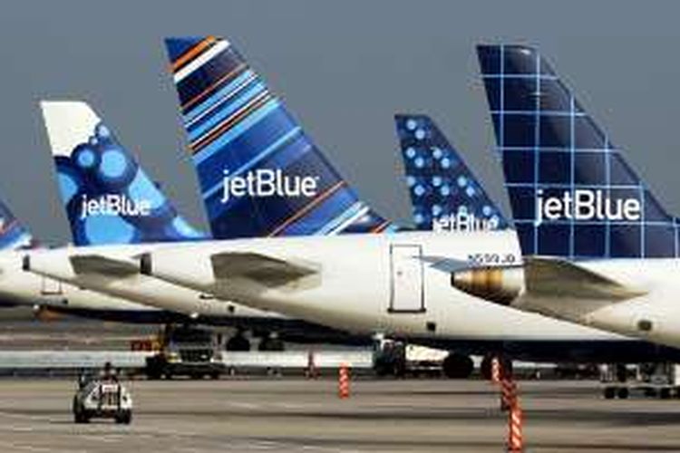 Tailfin maskapai LCC AS, JetBlue.