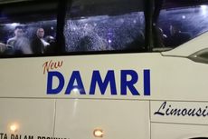 Kaca Bus DAMRI Sintang-Pontianak Pecah, Diduga Ditembak