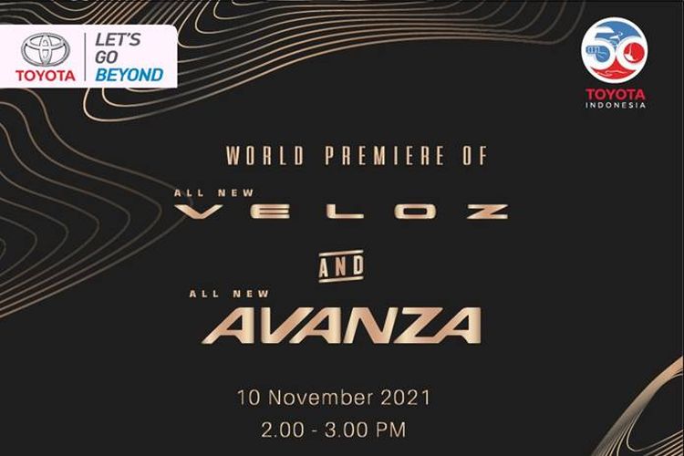 Undangan peluncuran Avanza dan Veloz generasi baru