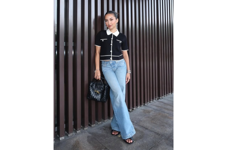 Outfit Jennifer Coppen yang bisa jadi inspirasi. 