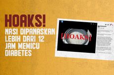 INFOGRAFIK: Hoaks, Nasi Dipanaskan Lebih dari 12 Jam Memicu Diabetes