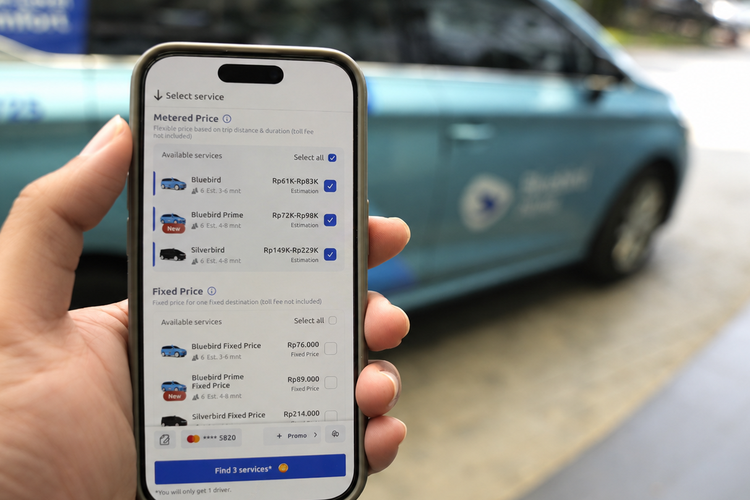 Bluebird Perbarui MyBluebird, Pengguna Kini Bisa Pilih Beragam Layanan Mobilitas