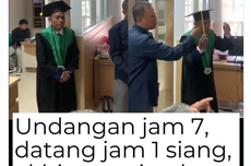 Viral, Video Mahasiswa IAIN Gorontalo Wisuda Sendiri karena Kesiangan