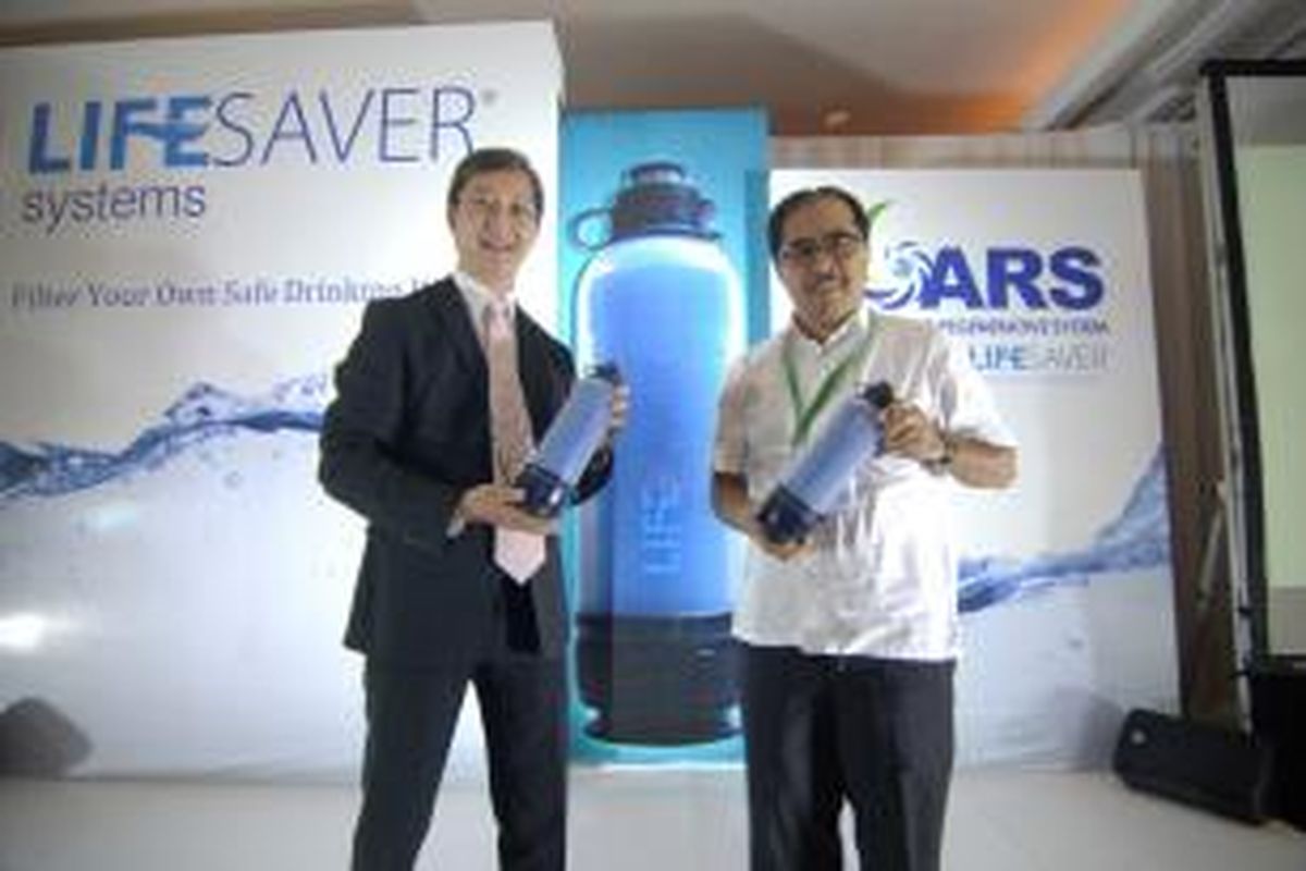 Antonius R.Soelistyo, Presiden Direktur ARS-Indonesia dan Firdaus Ali, Founder Indonesia Water Institute.