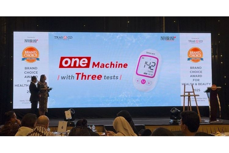 Penghargaan Kategori Produk Alat Cek Gula Darah.