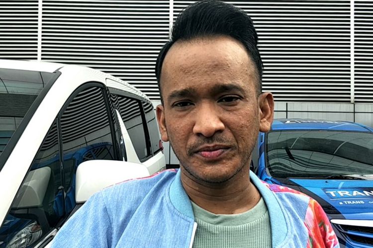Ruben Onsu diwawancara di kawasan Tendean, Jakarta Selatan, Kamis (17/5/2018).