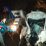 Kecelakaan di Jalan Juanda Depok, Sopir Terjepit dalam Mobil Ekspedisi yang Ringsek 