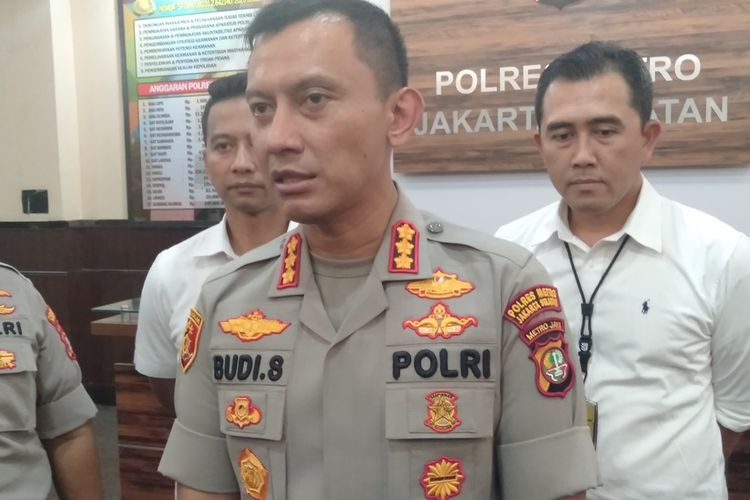 Kapolres Metro Jakarta Selatan, Komisaris Besar Polisi Budi Sartono, Senin (24/2/2020)