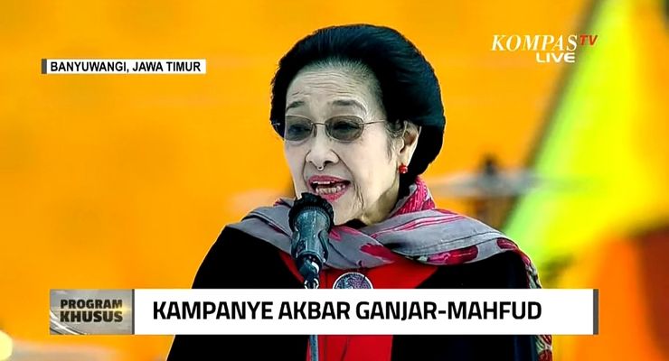 Bak Tiru Jokowi, Megawati Bawa Kertas Tunjukkan Aturan Presiden Tak Boleh Kampanye Pakai Fasilitas Negara