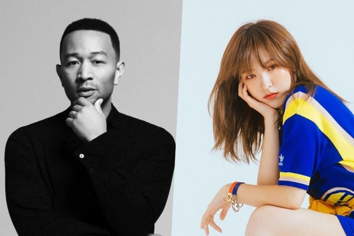 Vokalis asal AS John Legend dan member Red Velvet Wendy.