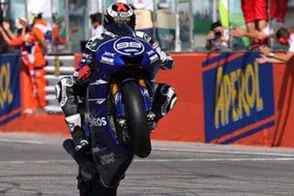 Pebalap Yamaha, Jorge Lorenzo.