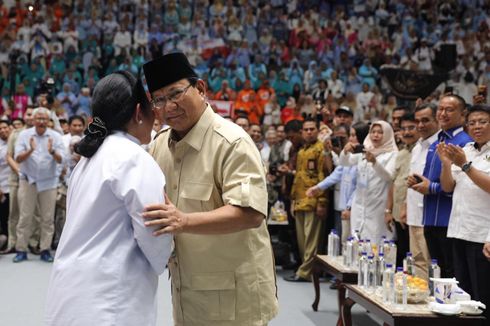 Seusai Shalat Id, Prabowo Silaturahim dengan Keluarga Cendana