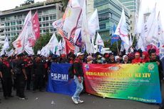 11.000 Personel Polisi Amankan Demo Buruh