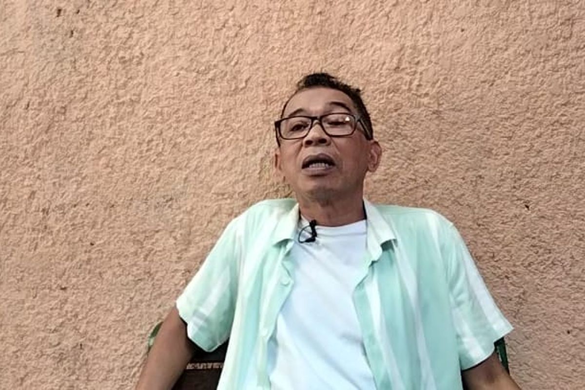 Jarwo Kwat saat ditemui di kawasan Tendean, Jakarta Selatan, Jumat (24/3/2023). 