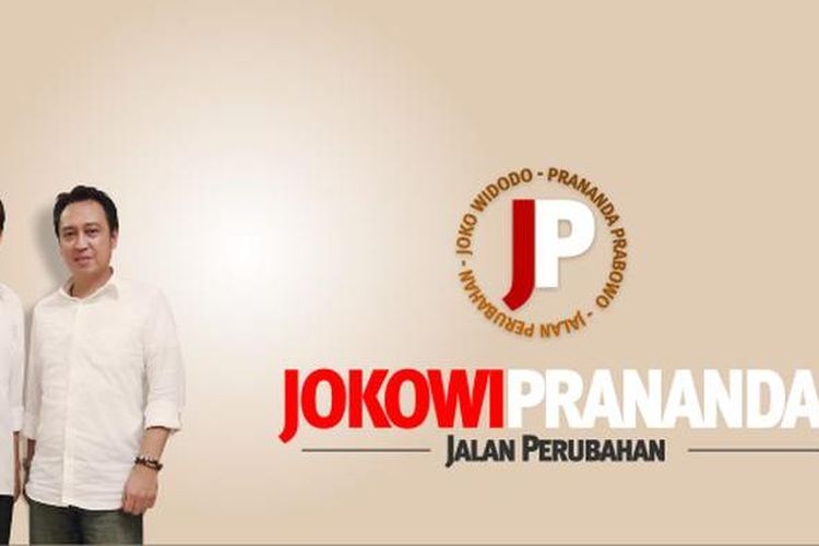 Gambar Joko Widodo dan Prananda Prabowo dalam situs www.jokowiprananda.com