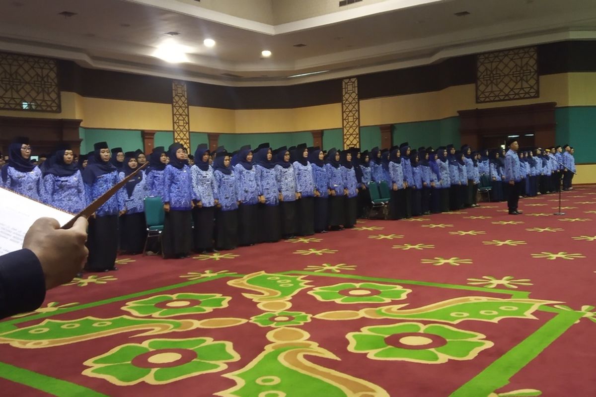 Pelantikan PNS di Kabupaten Bogor
