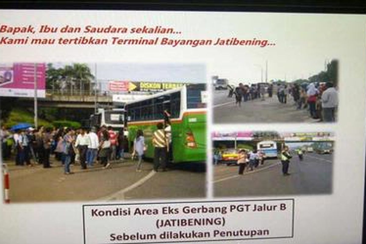 Terminal bayangan Tol Jatibening