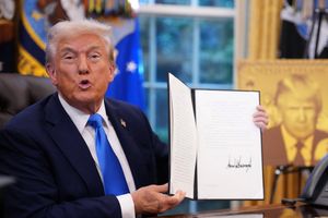 Gebrakan Baru Trump, Cantumkan Tanda Tangannya di Uang Kertas Dollar AS