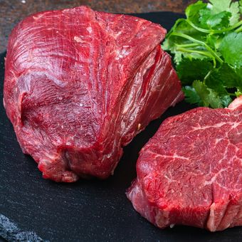 Ilustrasi daging sapi. 