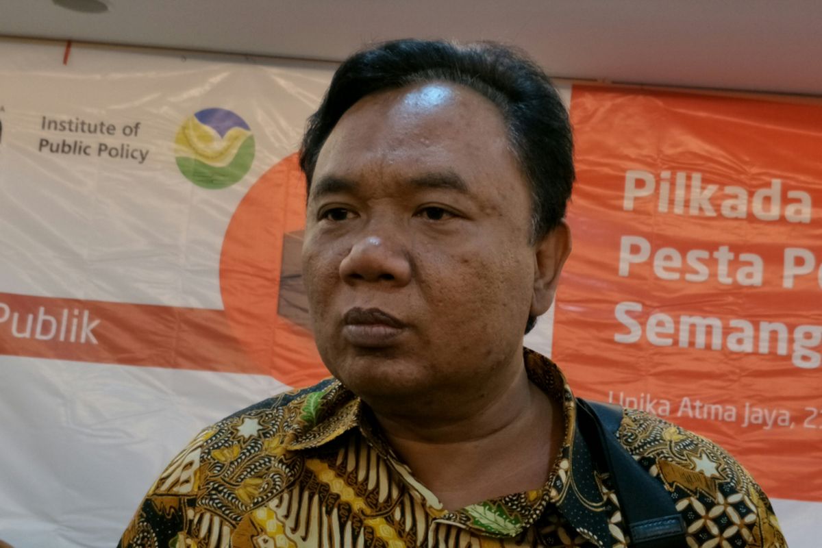 Deputi IV Bidang Komunikasi Politik dan Deseminasi Informasi KSP, Eko Sulistyo, Jakarta, Rabu (21/2/2018).